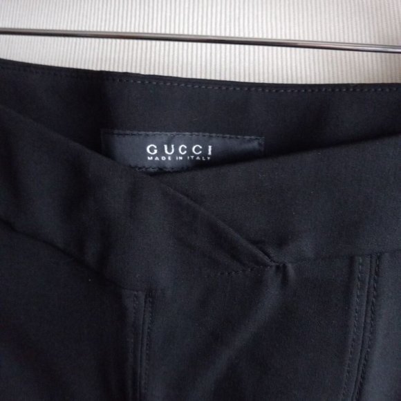 GUCCI TOM FORD BLACK PENCIL SKIRT NWOT ITALY 4 - Picture 4 of 14
